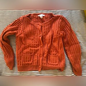 Jacadi, children’s sweater, orange